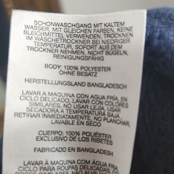 NWT Columbia Granite Mountain Fleece Vest Men’s Medium Blue XM1024 Sleeveless - Picture 9 of 11